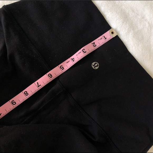 Lululemon black size 8 leggings, 21” inseam - Picture 3 of 4